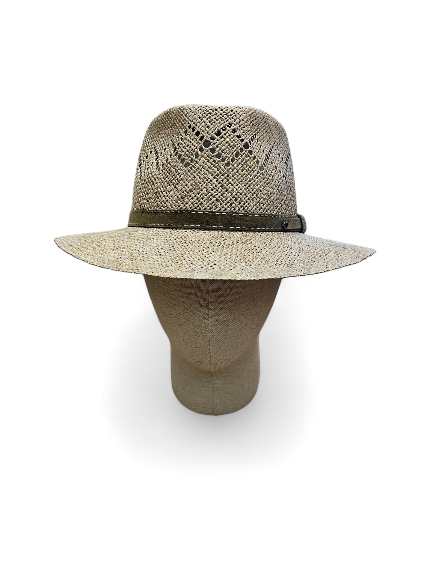 Cappello Fedora Uomo Estivo In Paglia Naturale