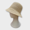 Cappello Cloche Donna In Paglia Intrecciata Crochet