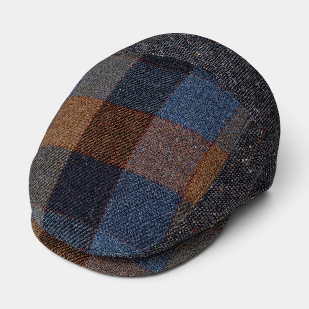 Coppola Invernale In Lana Motivo Patchwork Check