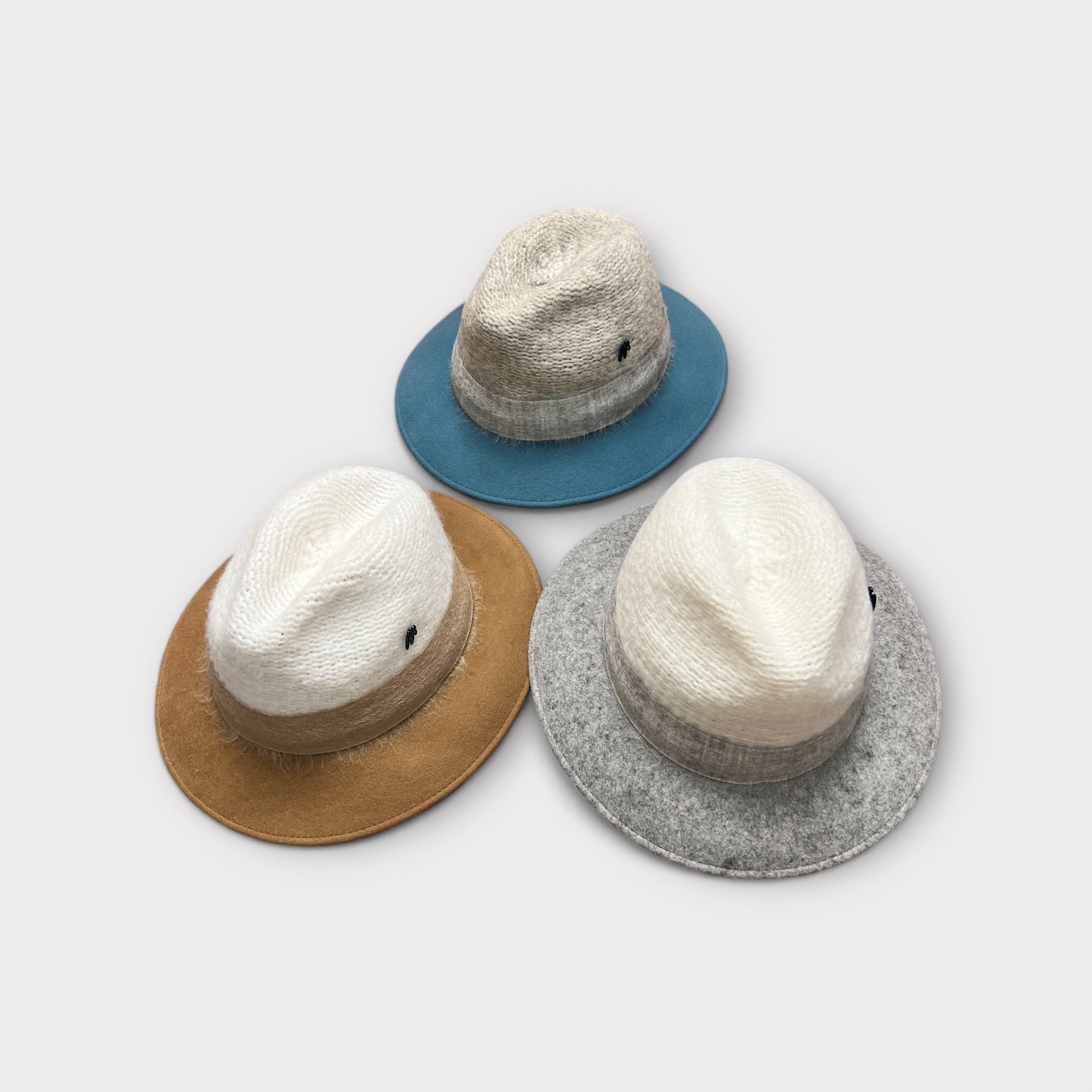 Cappello Fedora maglia e feltro