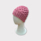 Berretto Beanie Rosa Pura Lana Honeycomb Ireland's Eye