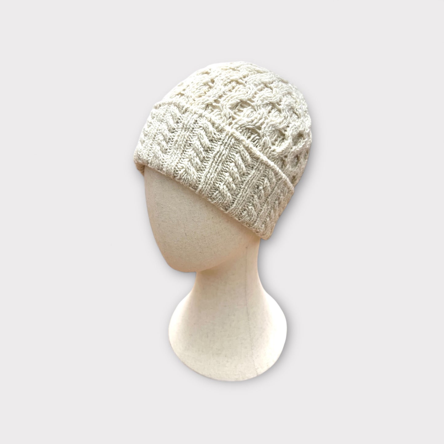 Berretto Beanie Unisex Lana Cashmere Honeycomb Ireland's Eye