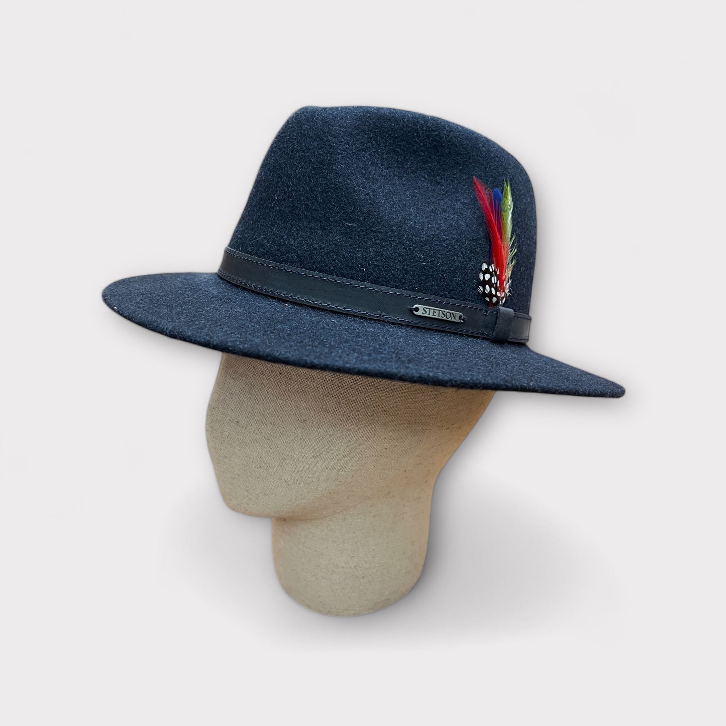 Cappello in feltro Stetson traveller woolfelt blue