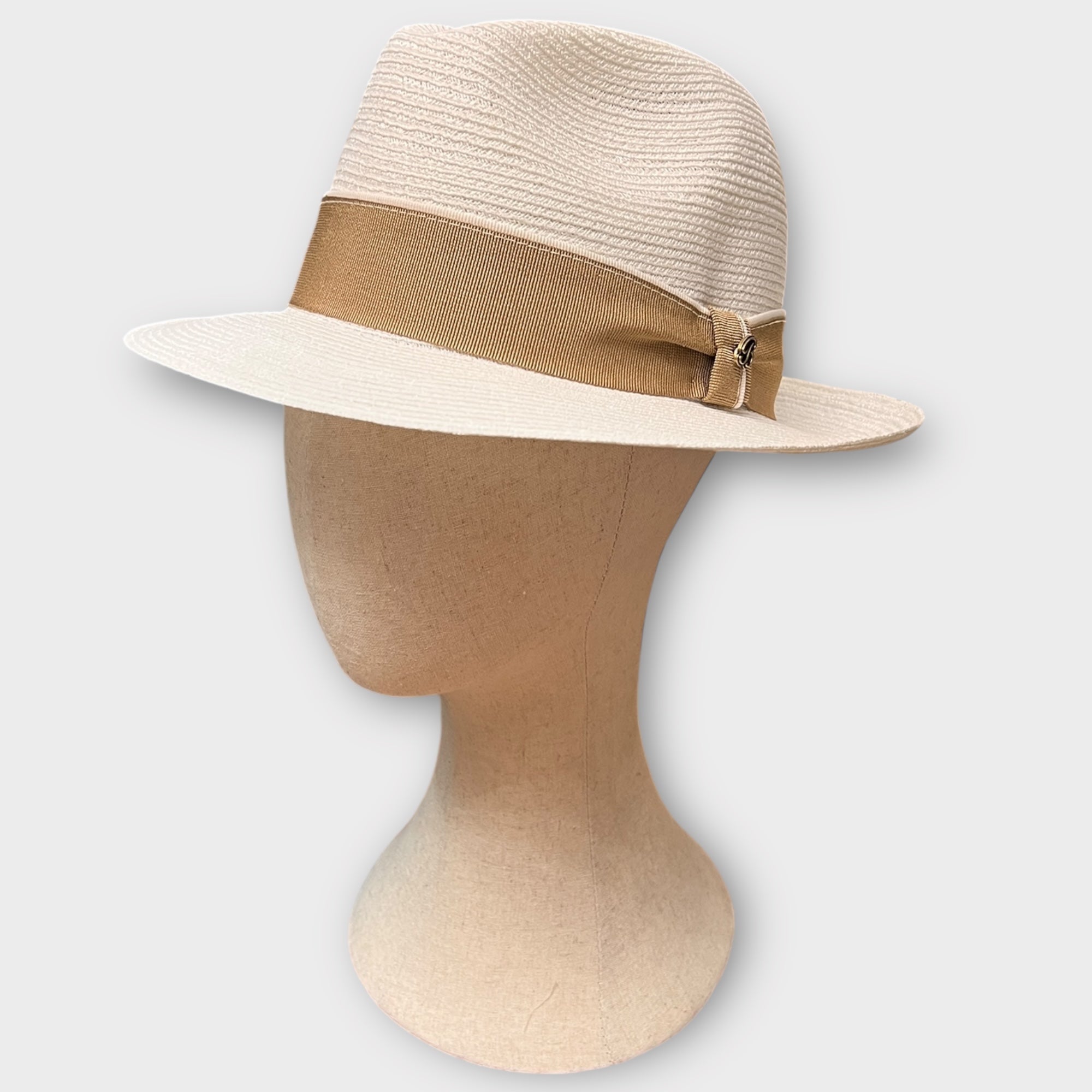 Cappello Fedora In Paglia Ala Media