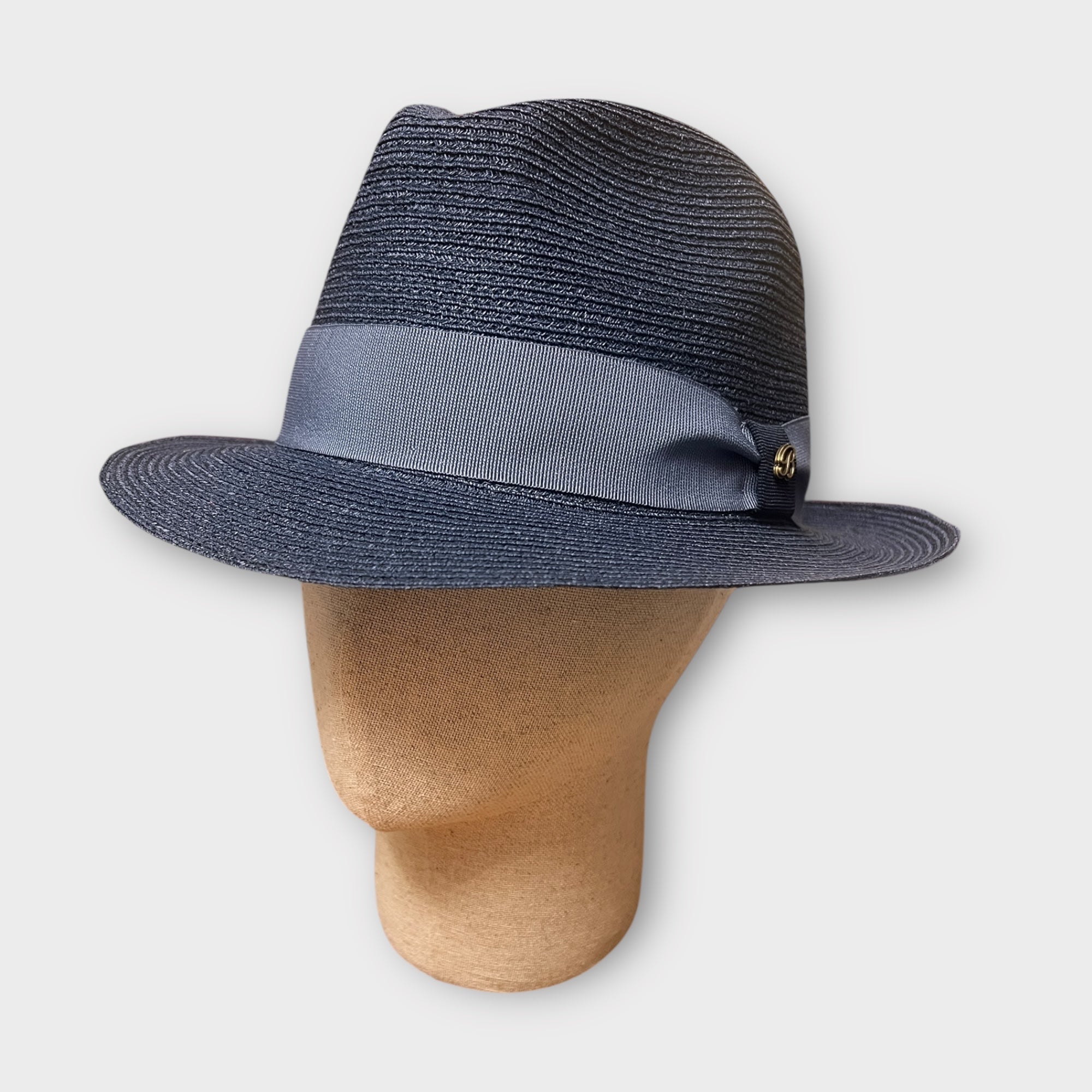 Cappello Fedora In Paglia Ala Media