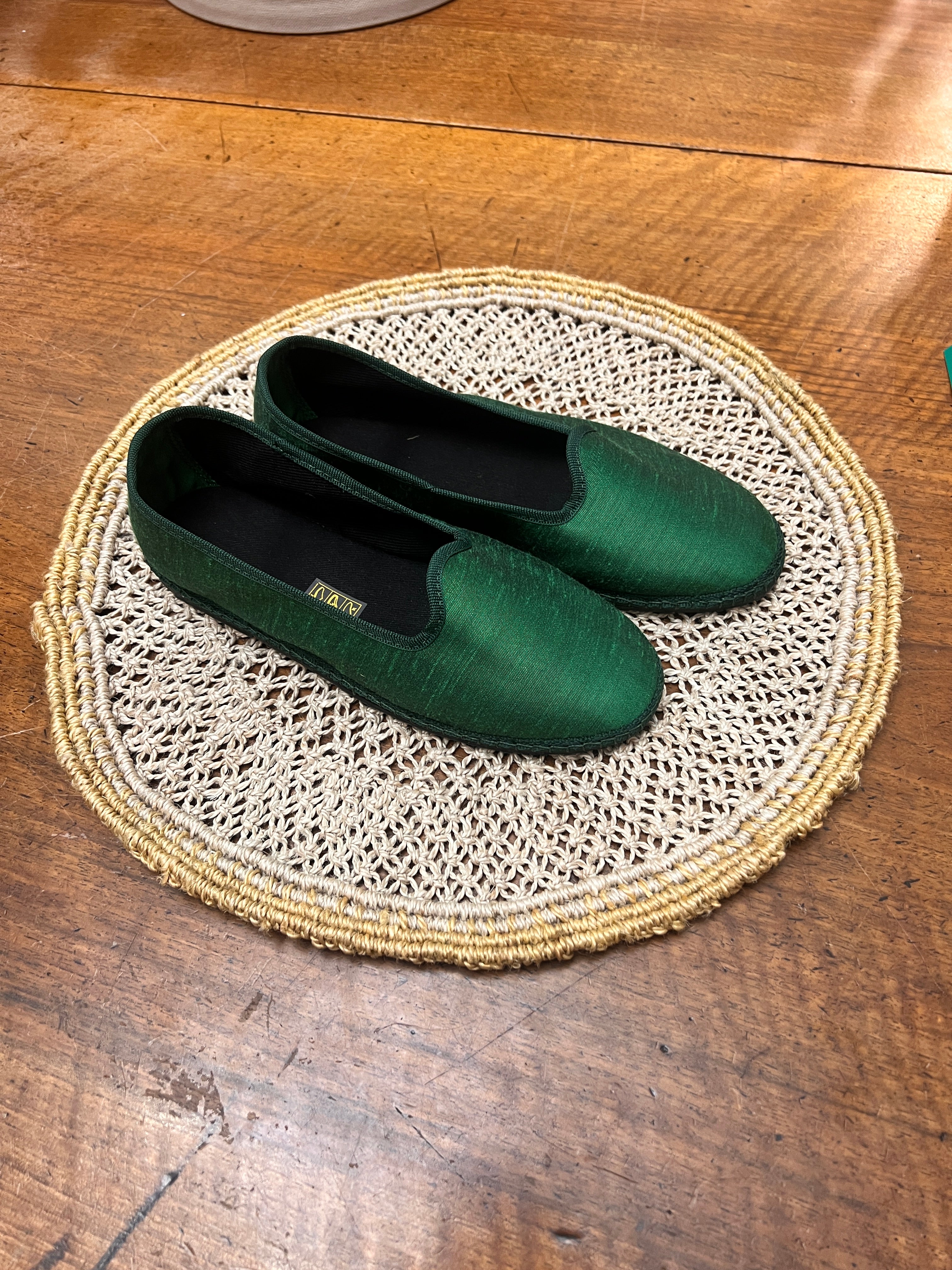 Friulane Scarpe Originali Shantung Verde