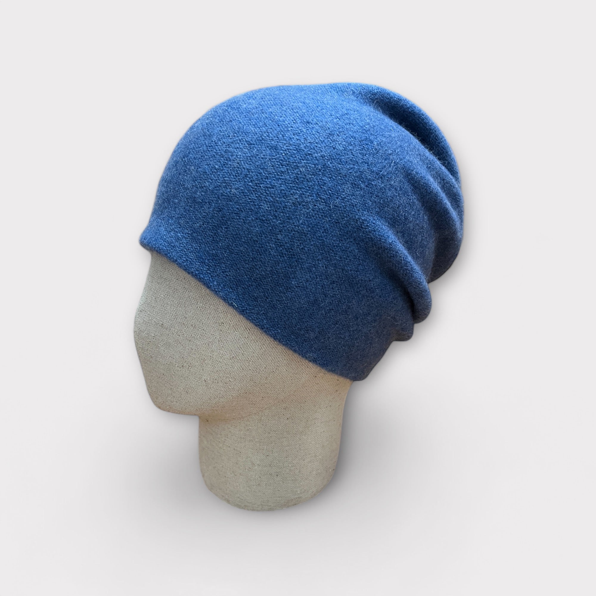 Berretto beanie in puro cashmere