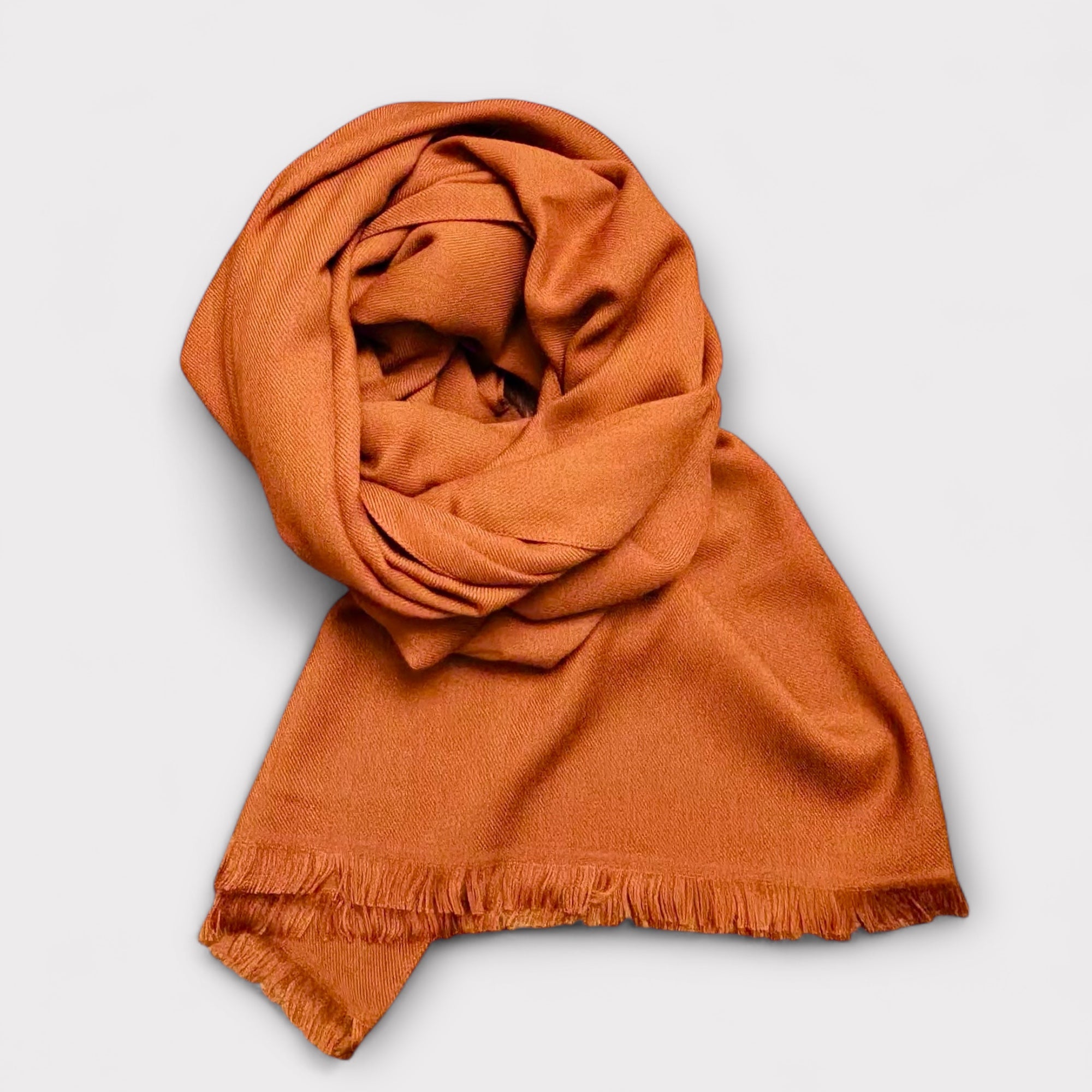 Sciarpa-Stola Unisex Invernale Sottile Senza Lana Tinta Unita 90 cm x 200 cm