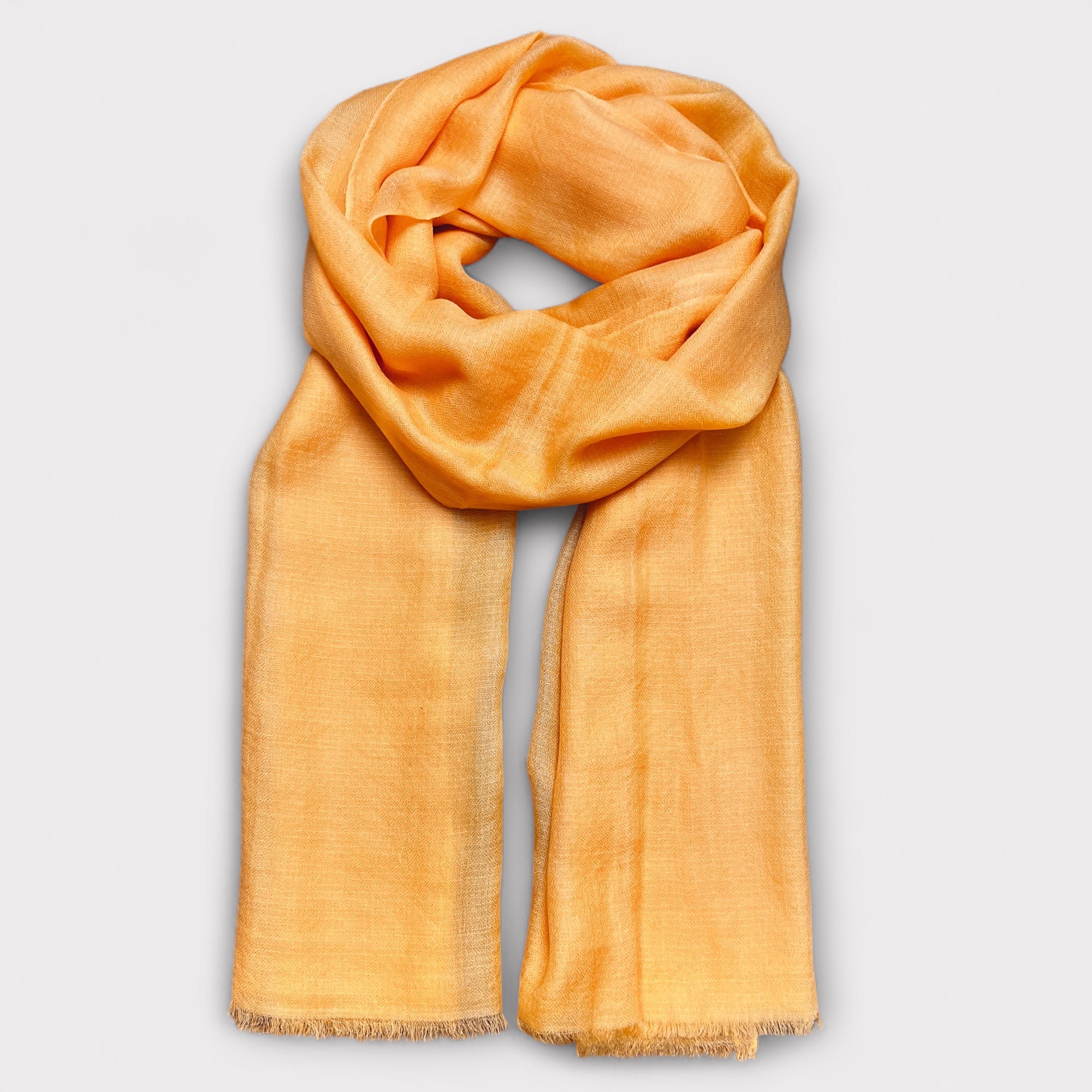 Sciarpa Stola in Voile di Puro Cashmere Tinta Unita 100 cm x 200 cm