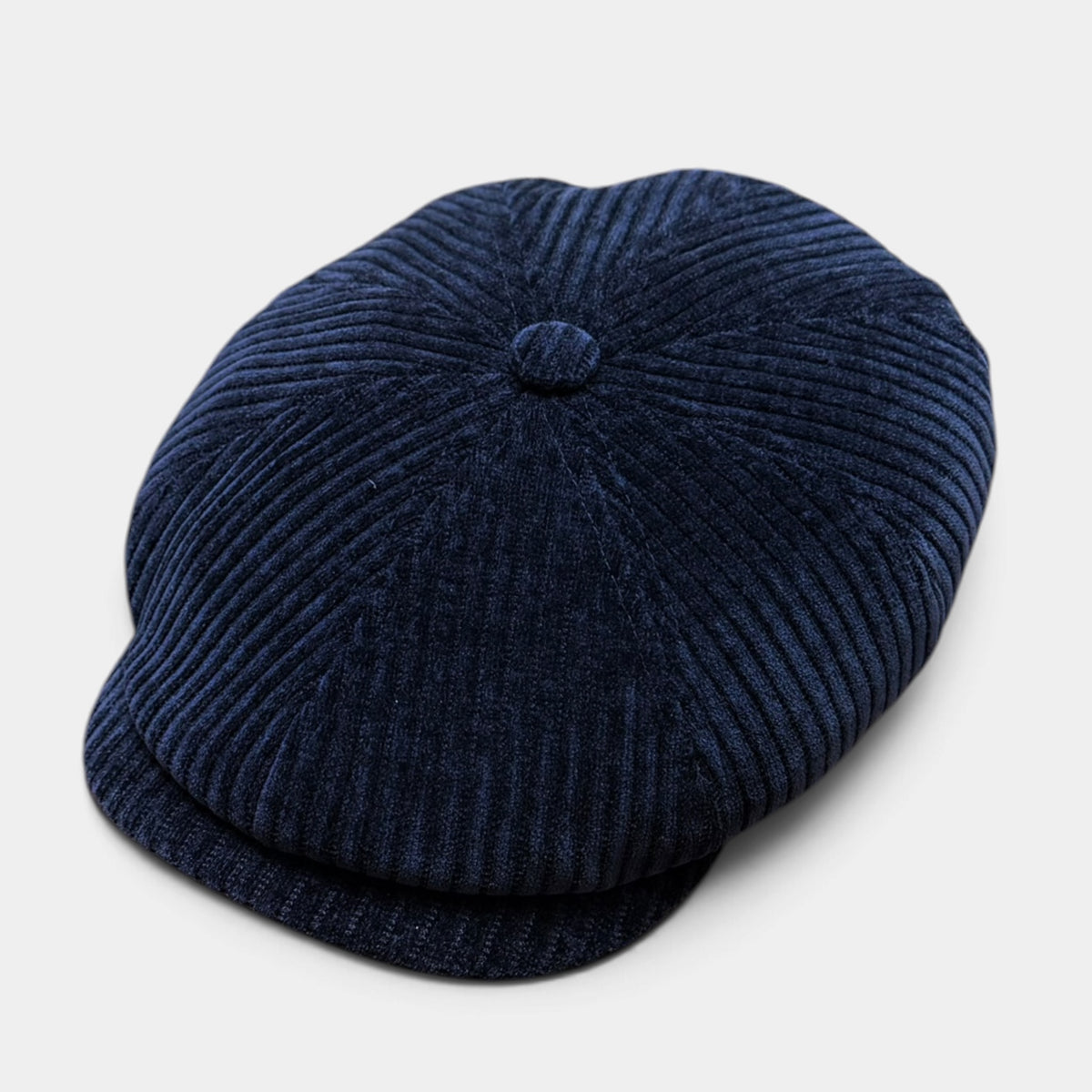 Coppola Irlandese Hatteras Stetson in Velluto A Coste Blu Navy - Cappelleria Bacca