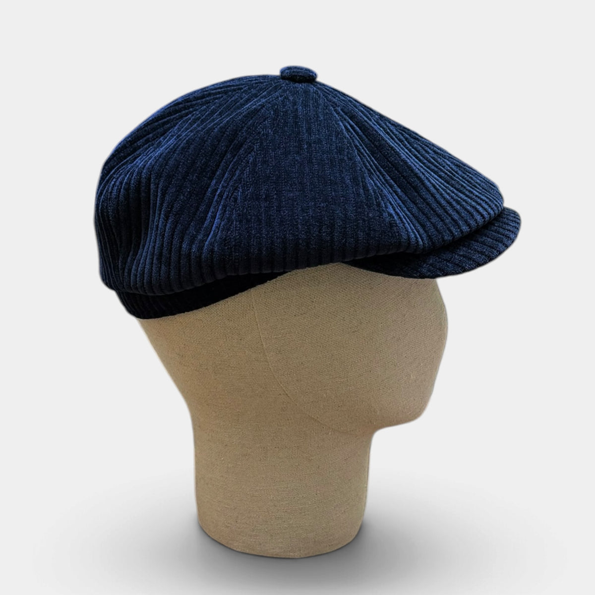 Coppola Irlandese Hatteras Stetson in Velluto A Coste Blu Navy - Cappelleria Bacca