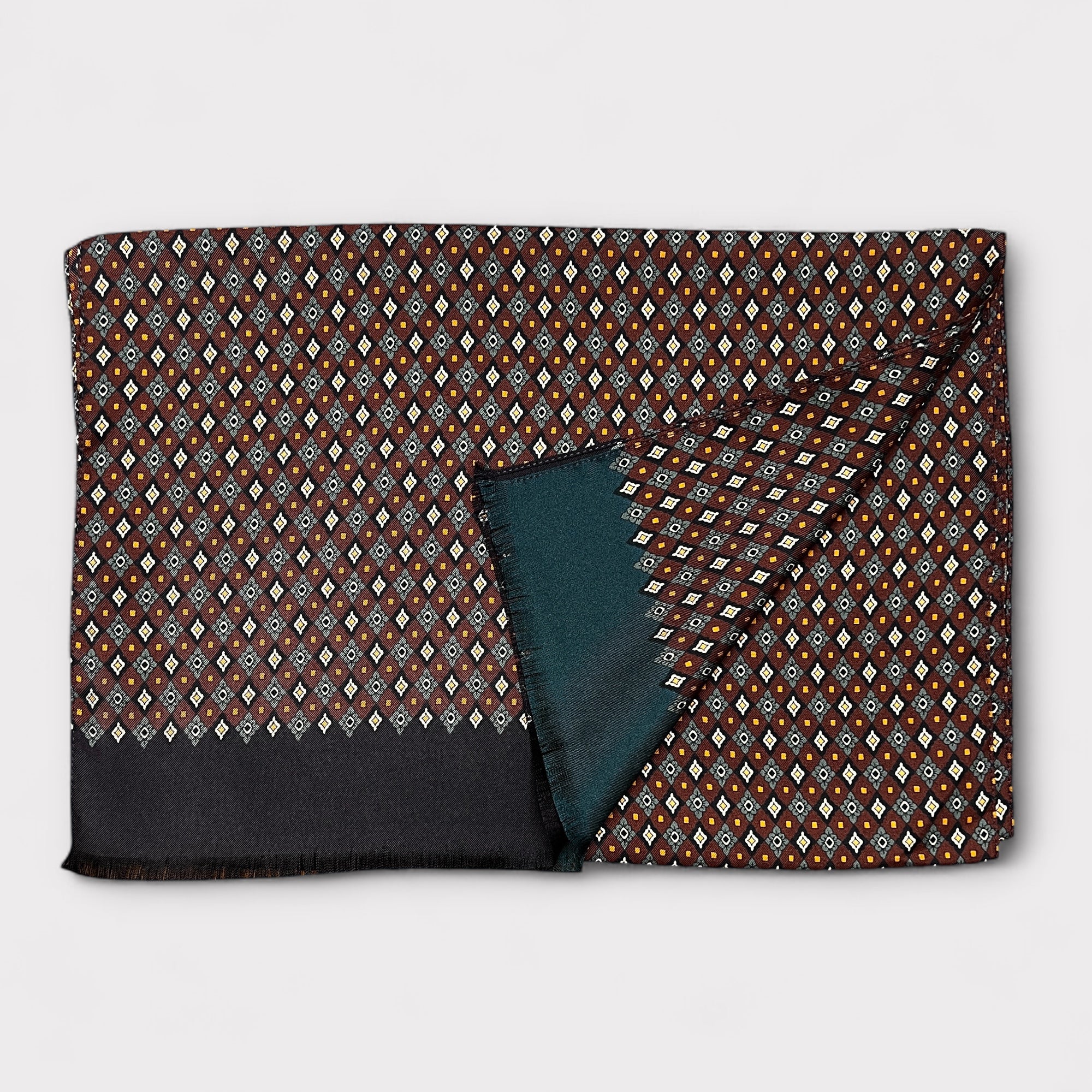 Sciarpa Da Uomo In Pura Seta 35 x 180 cm