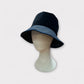 Cappello Invernale Donna In Velluto nero e jeans