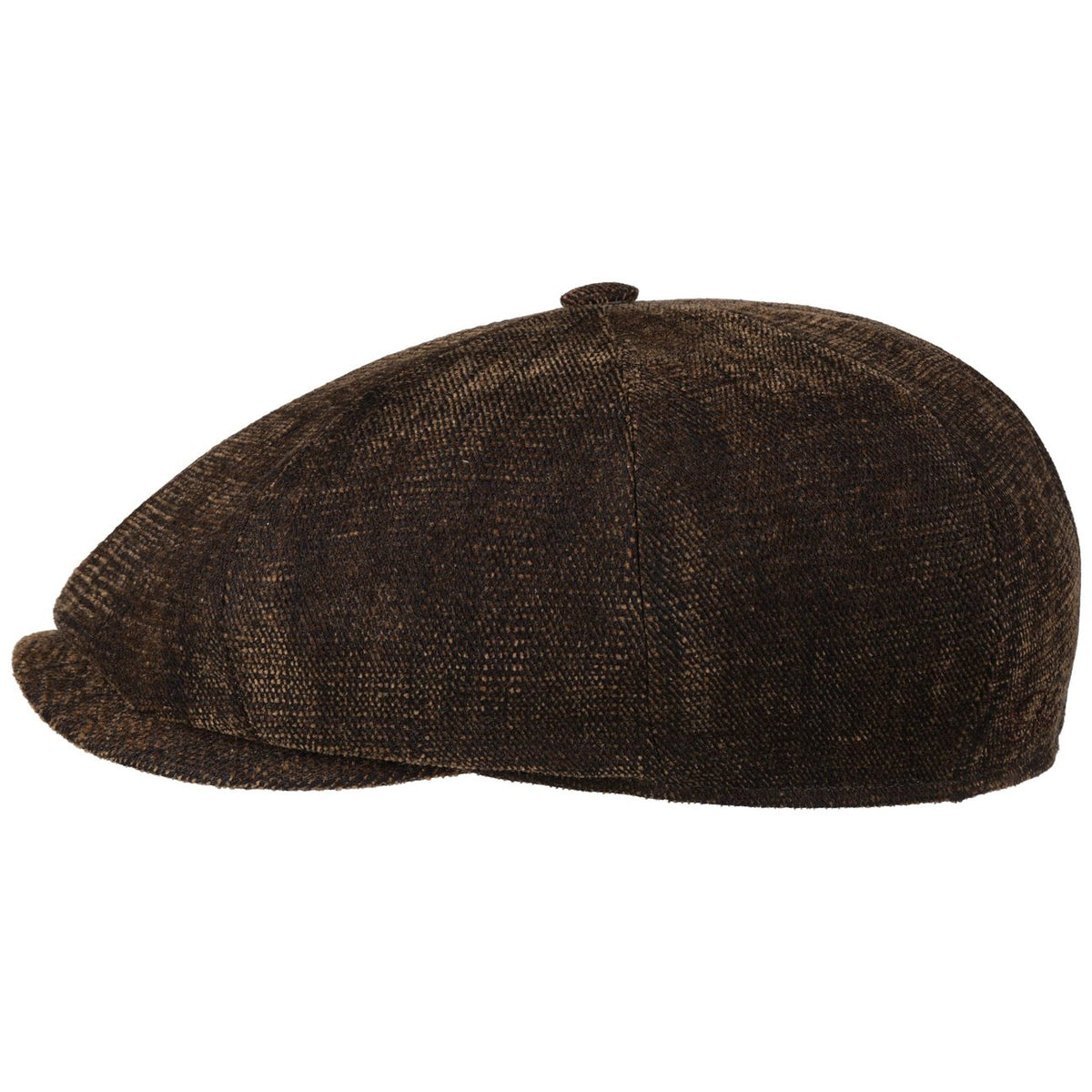Coppola Irlandese 8 Spicchi Hatteras Stetson in Velluto Velvet Vintage Marrone + Portachiavi Bowling