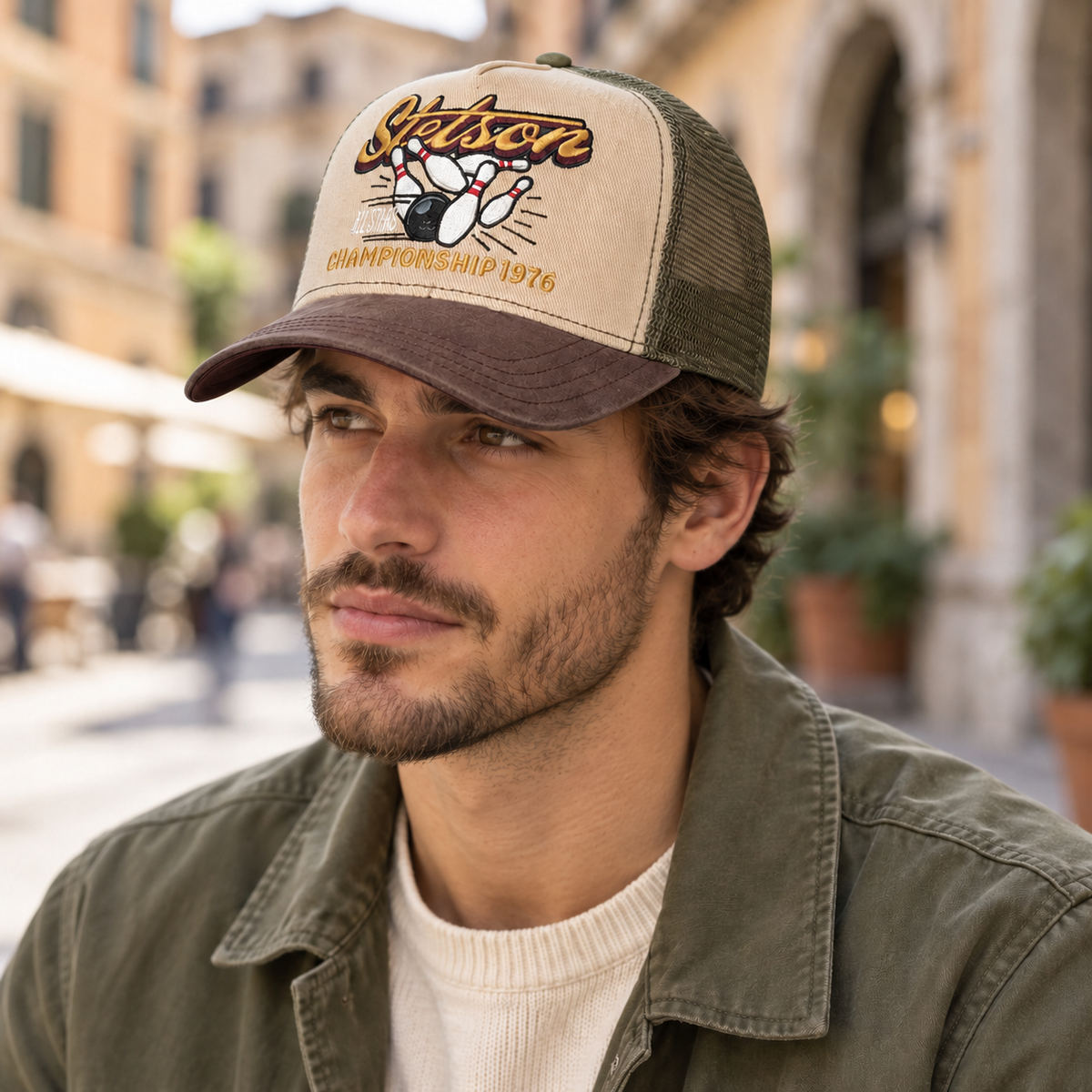 Baseball Trucker Cap Stetson Champion + Portachiave