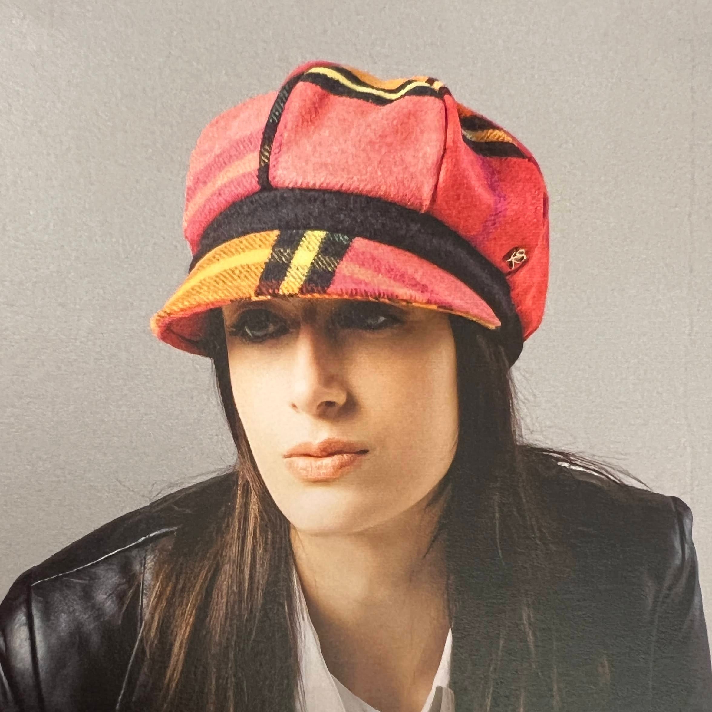 Berrettone Monello Invernale con visiera Scozzese - Cappelleria Bacca