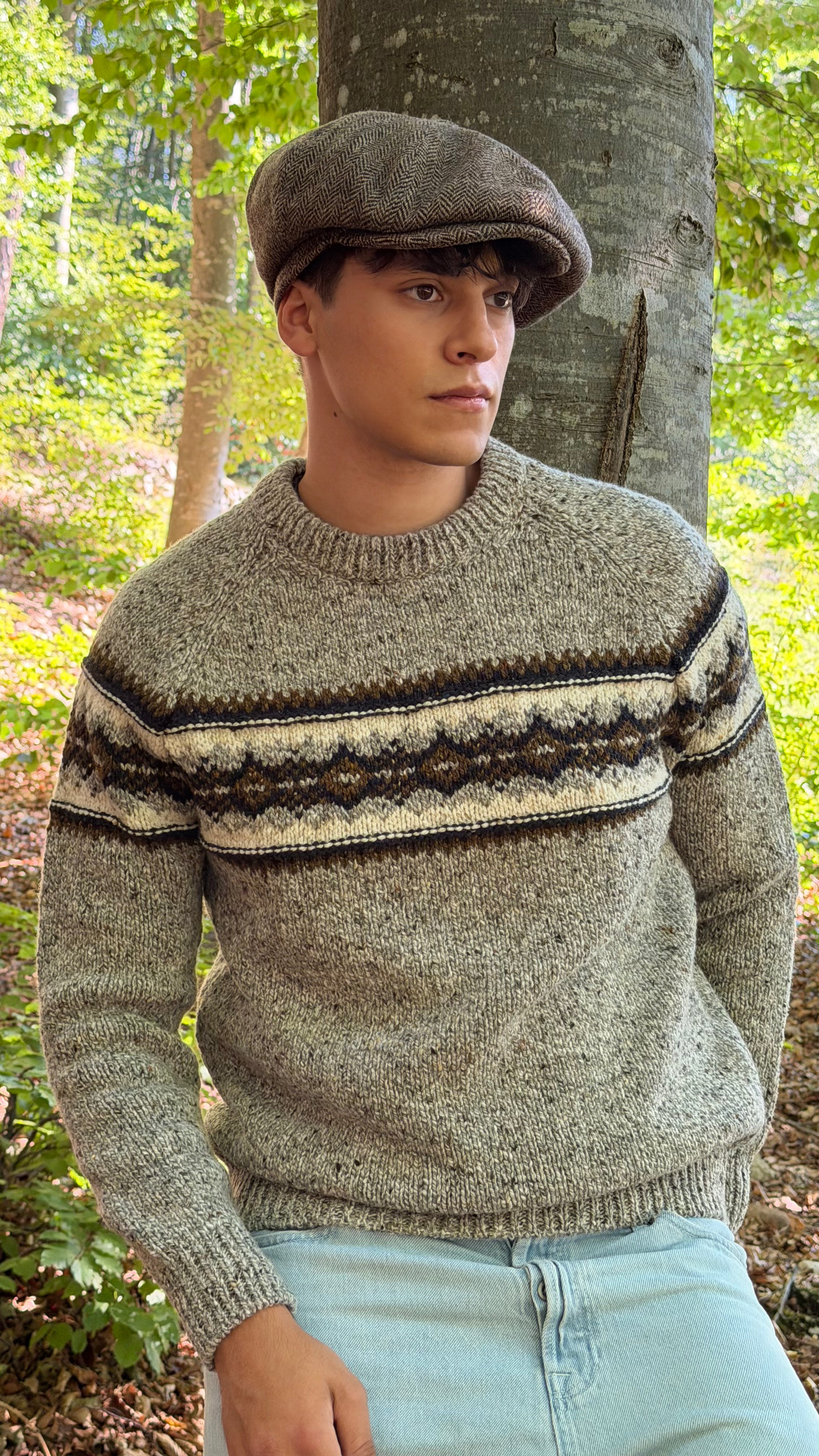 Maglione Unisex In Pura Lana Shaggy Harley Of Scotland - Cappelleria Bacca