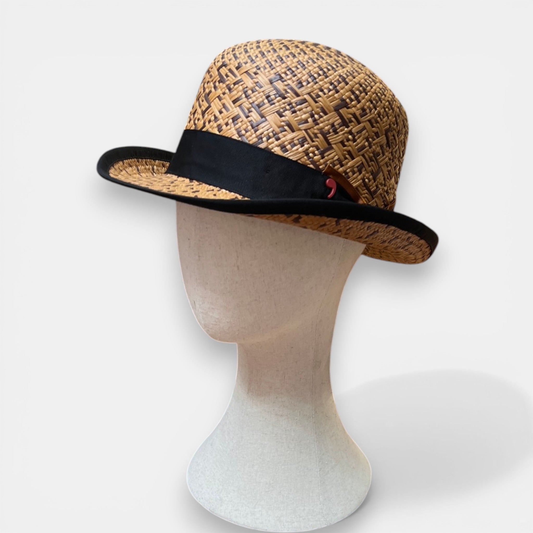 Bombetta Panama Originale Bicolor Alfonso D'Este