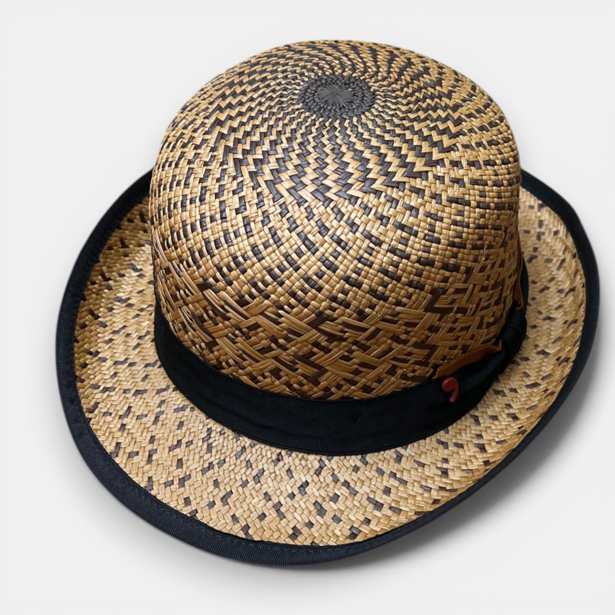 Bombetta Panama Originale Bicolor Alfonso D'Este