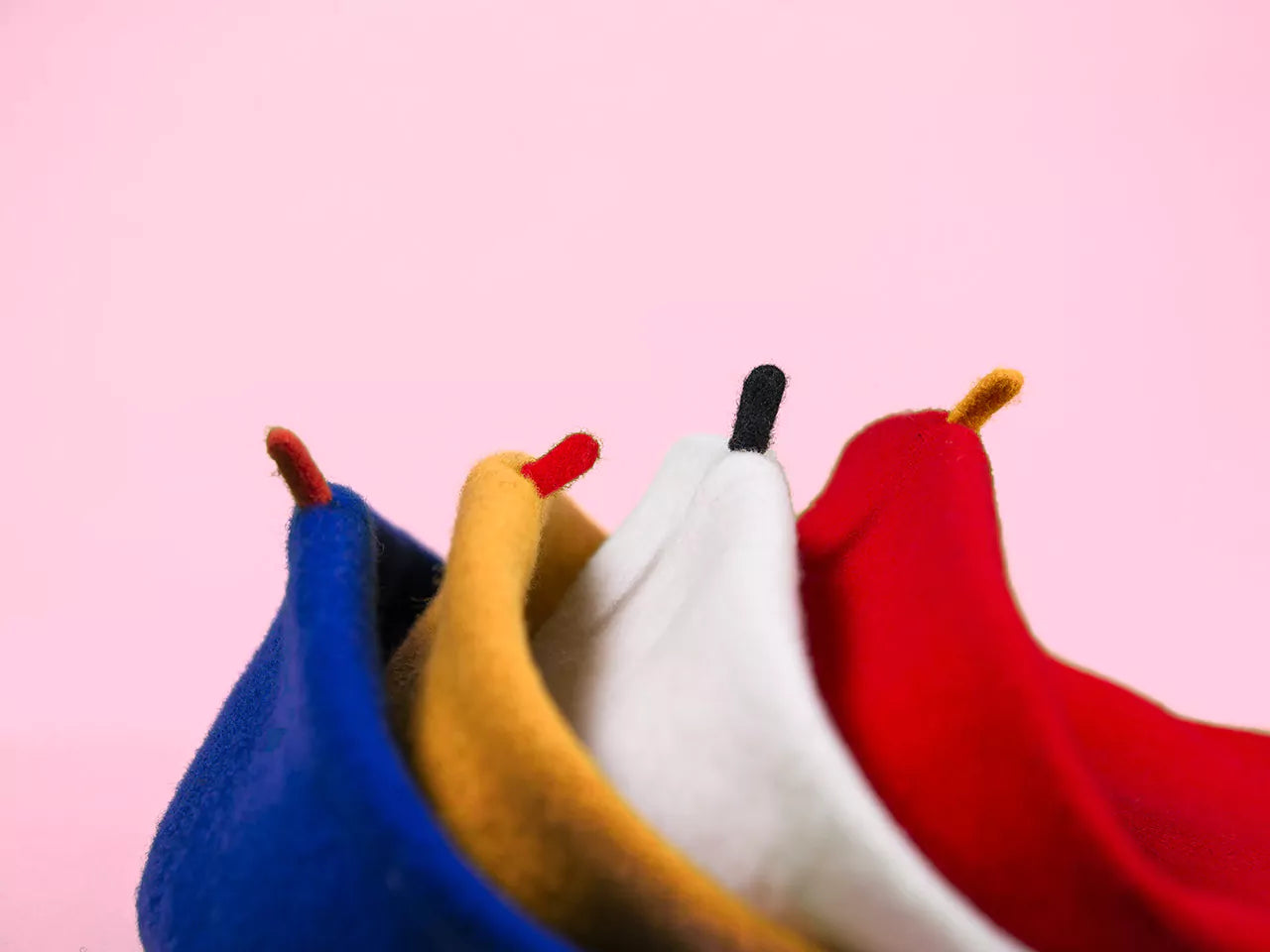 Basco Donna In Panno Di Lana "Roll up Beret Felix" Kopka