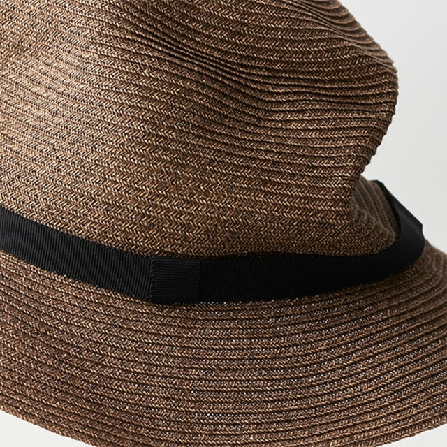 Cappello Estivo Boxed Hat Donna In Paglia Pieghevole - Mature Ha -Ala 6,5 cm