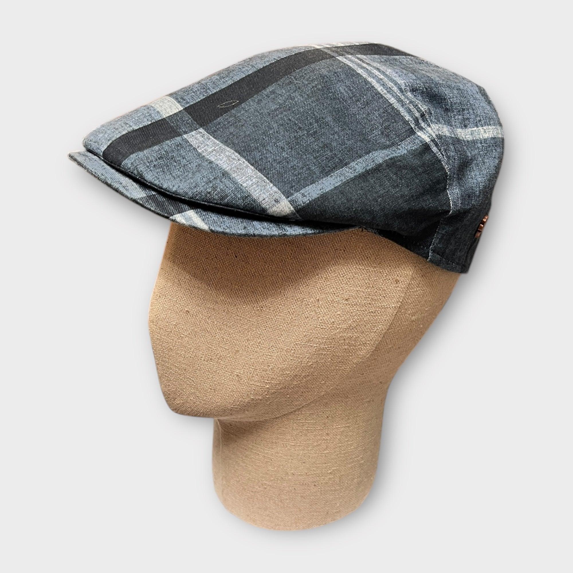 Summer Cotton Tartan Blue Cap Bacca Hats – Cappelleria Bacca