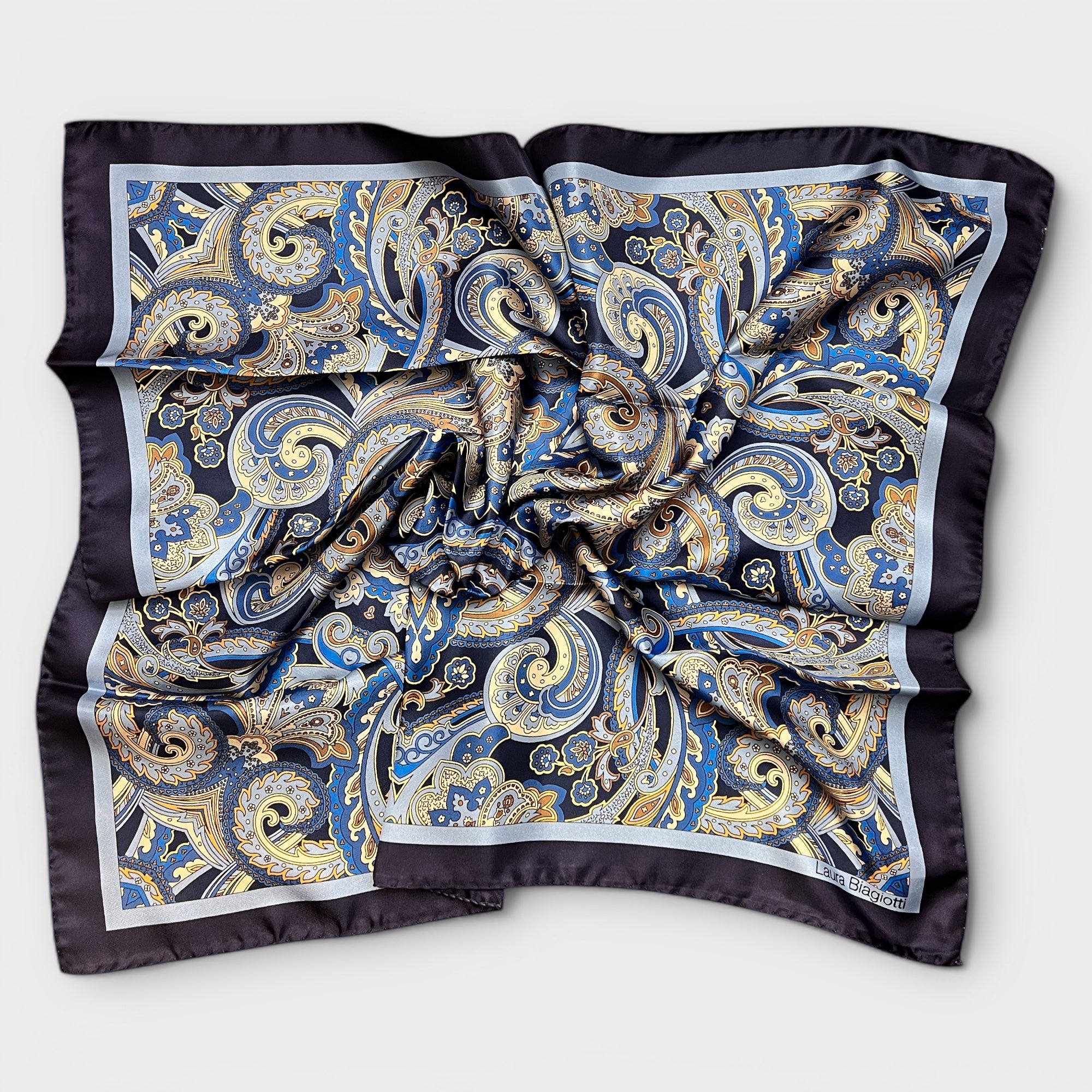 Foulard In Twill di Pura Seta 70 x 70 cm