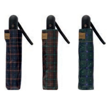 Ombrello Da Uomo Mini Automatico apri chiudi Scozzese