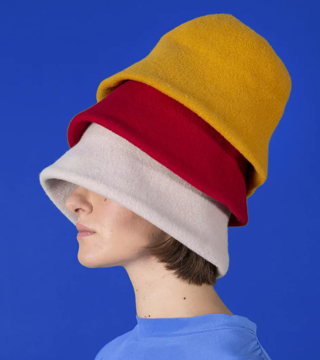 Cappello Cloche In Panno Di Lana Clochard Kopka