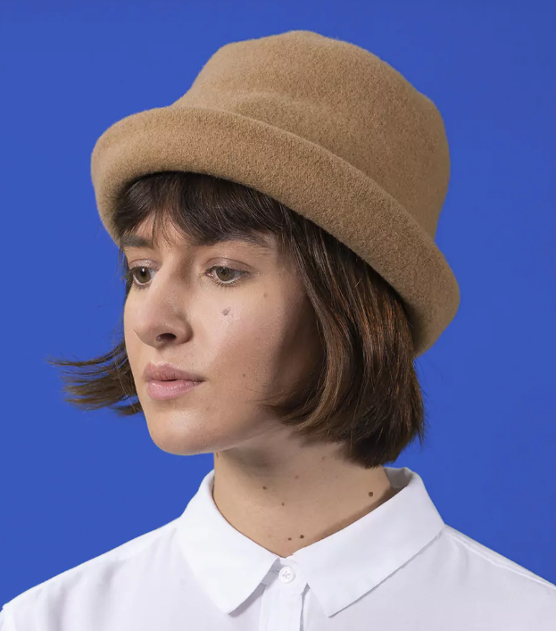 Cappello Cloche In Panno Di Lana Clochard Kopka