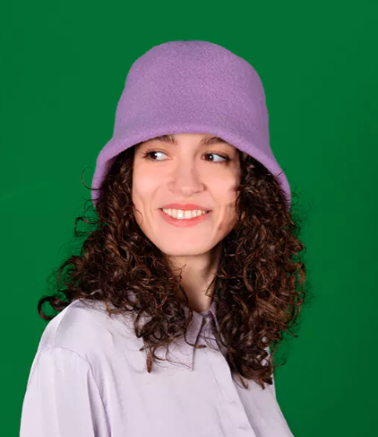 Cappello Cloche In Panno Di Lana Clochard Kopka