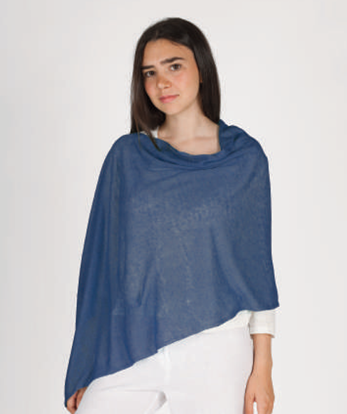 Mantellina Estiva In Maglina di Puro Lino Morbida e Leggera