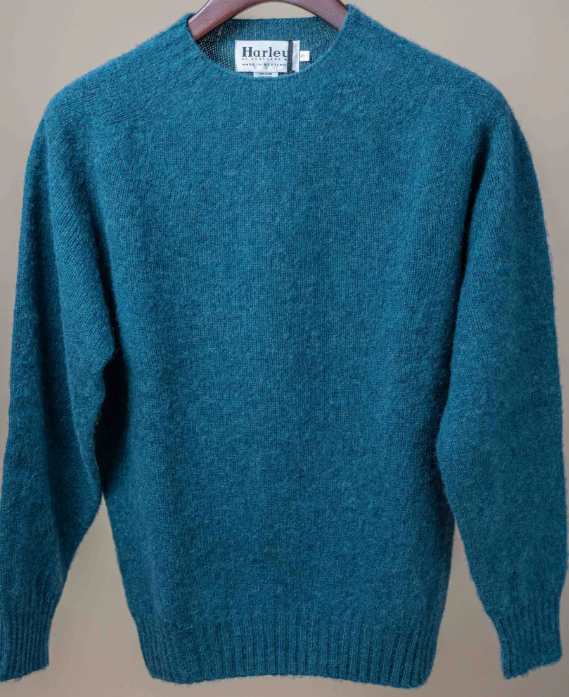 Maglione Unisex In Pura Lana Shaggy Harley Of Scotland