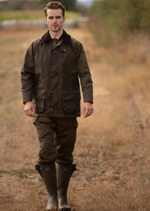 Giacca Gamekeeper Wax Jacket Oxford Blue