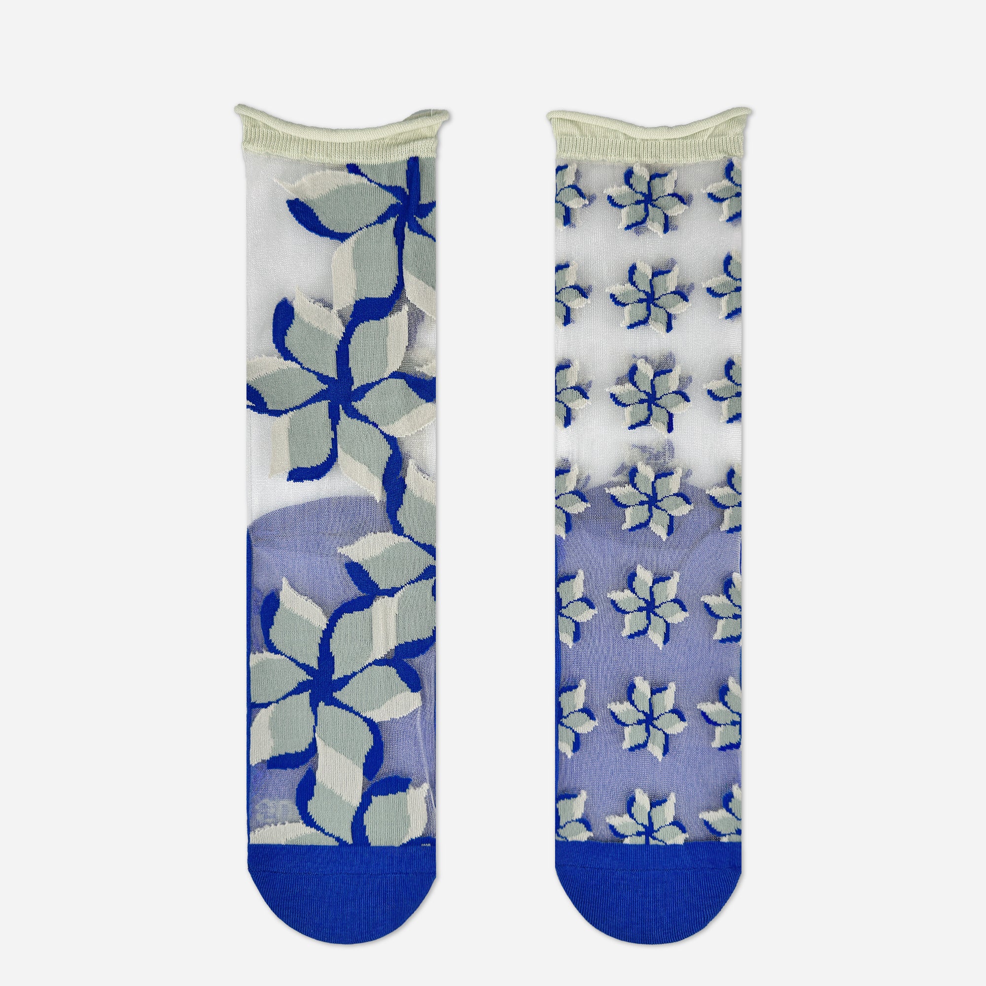 Calzini Da Donna Diversi In Tulle e Cotone Ocean Bloom - Cappelleria Bacca