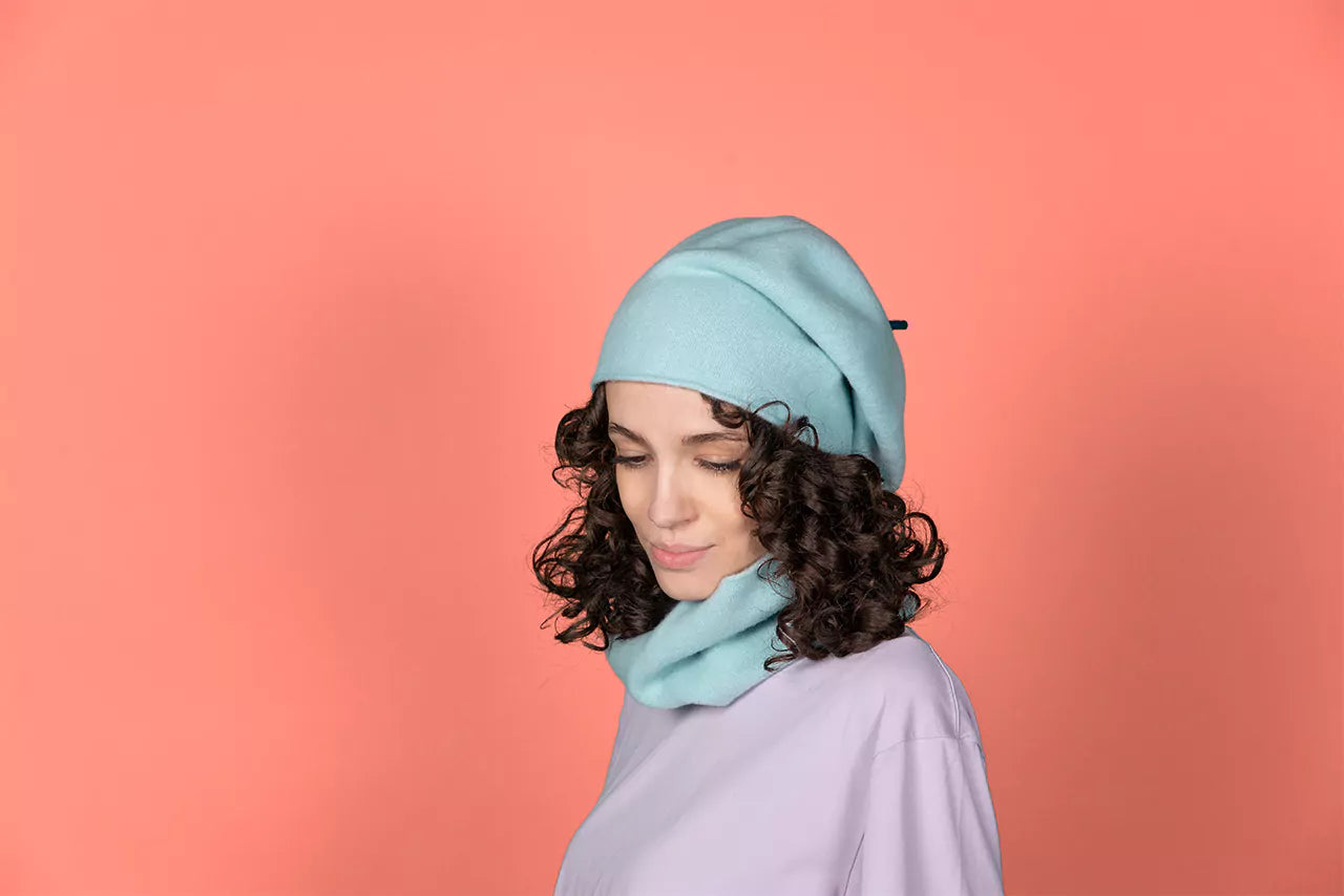 Basco Donna In Panno Di Lana "Roll up Beret Felix" Kopka