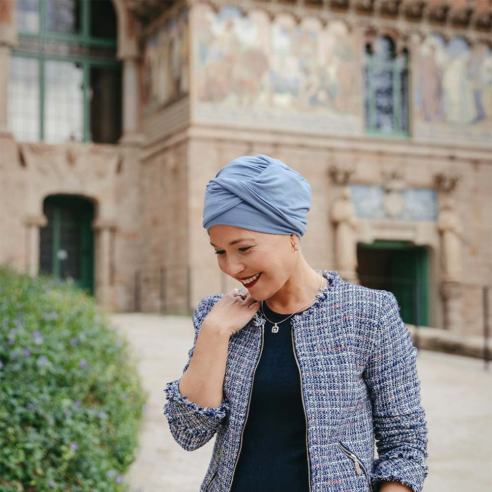 Berretto Turbante Donna In Morbido Bamboo - per Pelli Sensibili