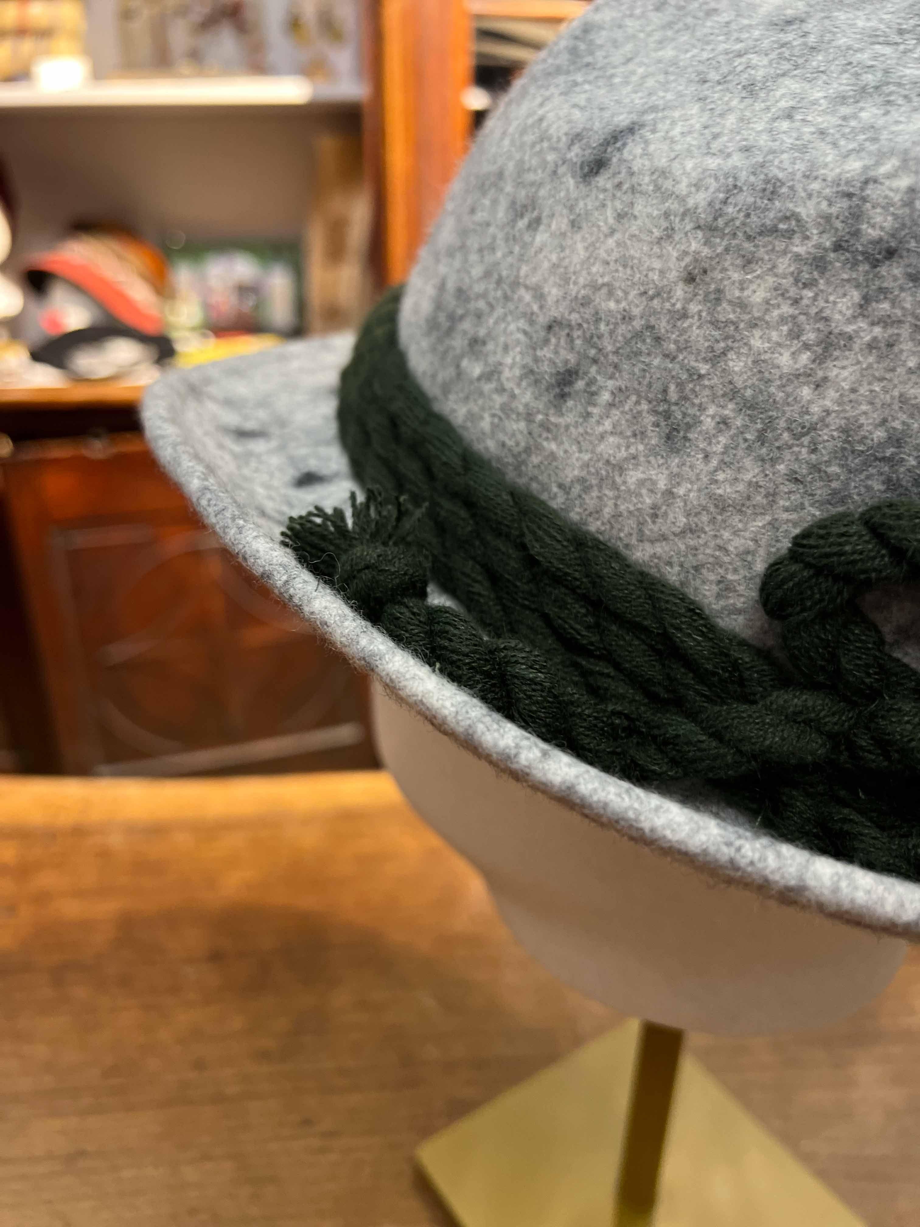 CAPPELLO ALPINO "TRE FOSSE" VERDE LODEN - Cappelleria Bacca