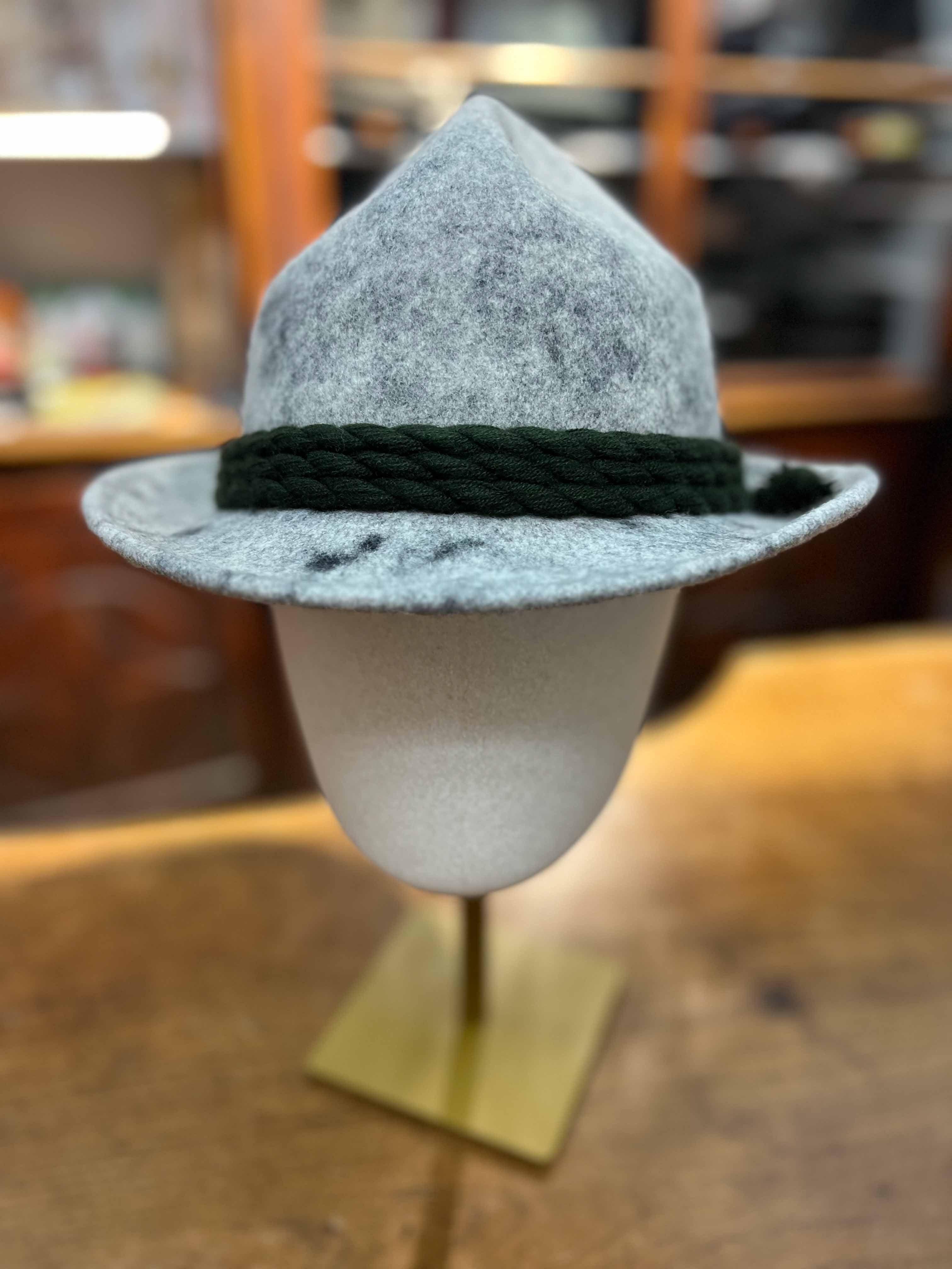 CAPPELLO TIROLESE FELTRO LANA GRIGIO Made in Italy CAPPELLO TIROLESE FELTRO LANA GRIGIO Made in Italy