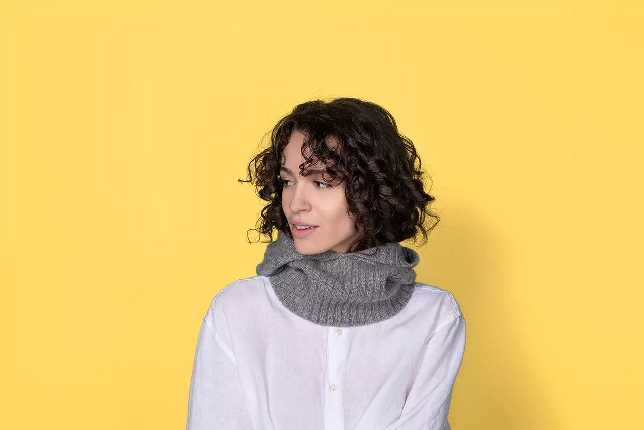 Balaclava Unisex In Maglia Di Puro Cashmere