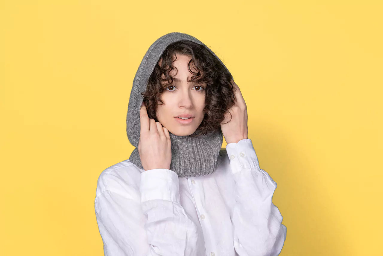 Balaclava Unisex In Maglia Di Puro Cashmere