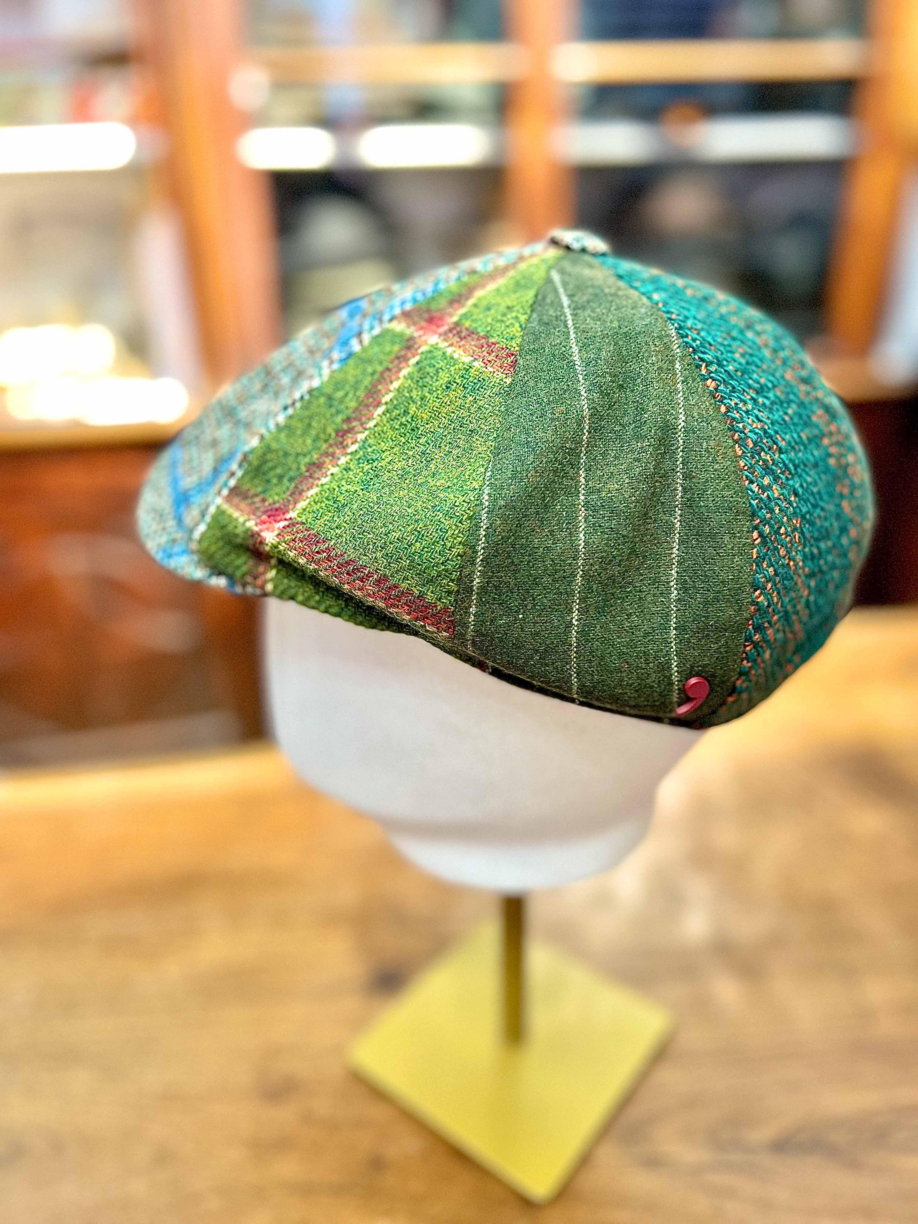 Irish Coppola Wedge Patchwork Green – Cappelleria Bacca