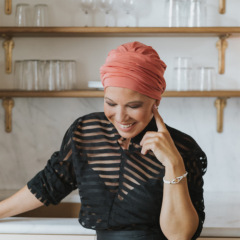 Berretto Turbante Donna in Micromodal  per Pelli Sensibili