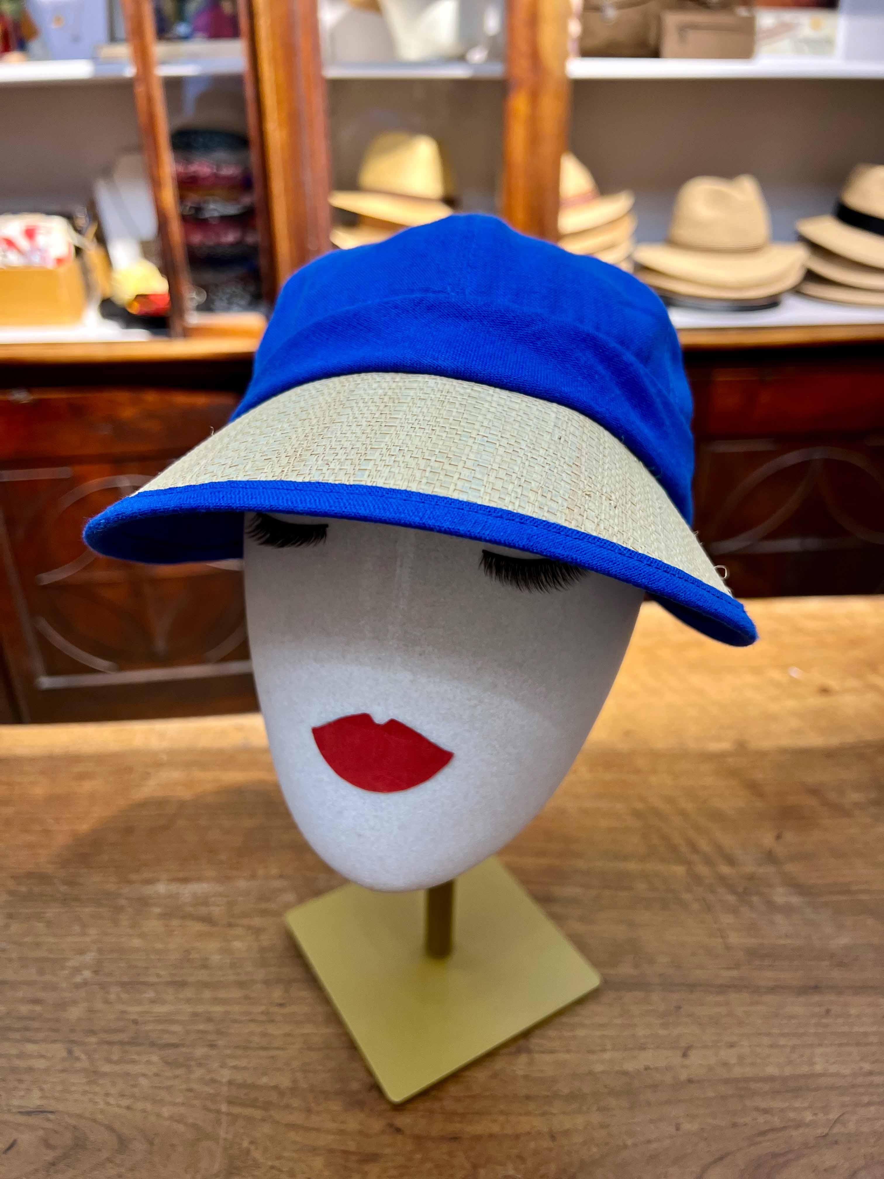 Cappello Donna Con Visiera blu elettrico