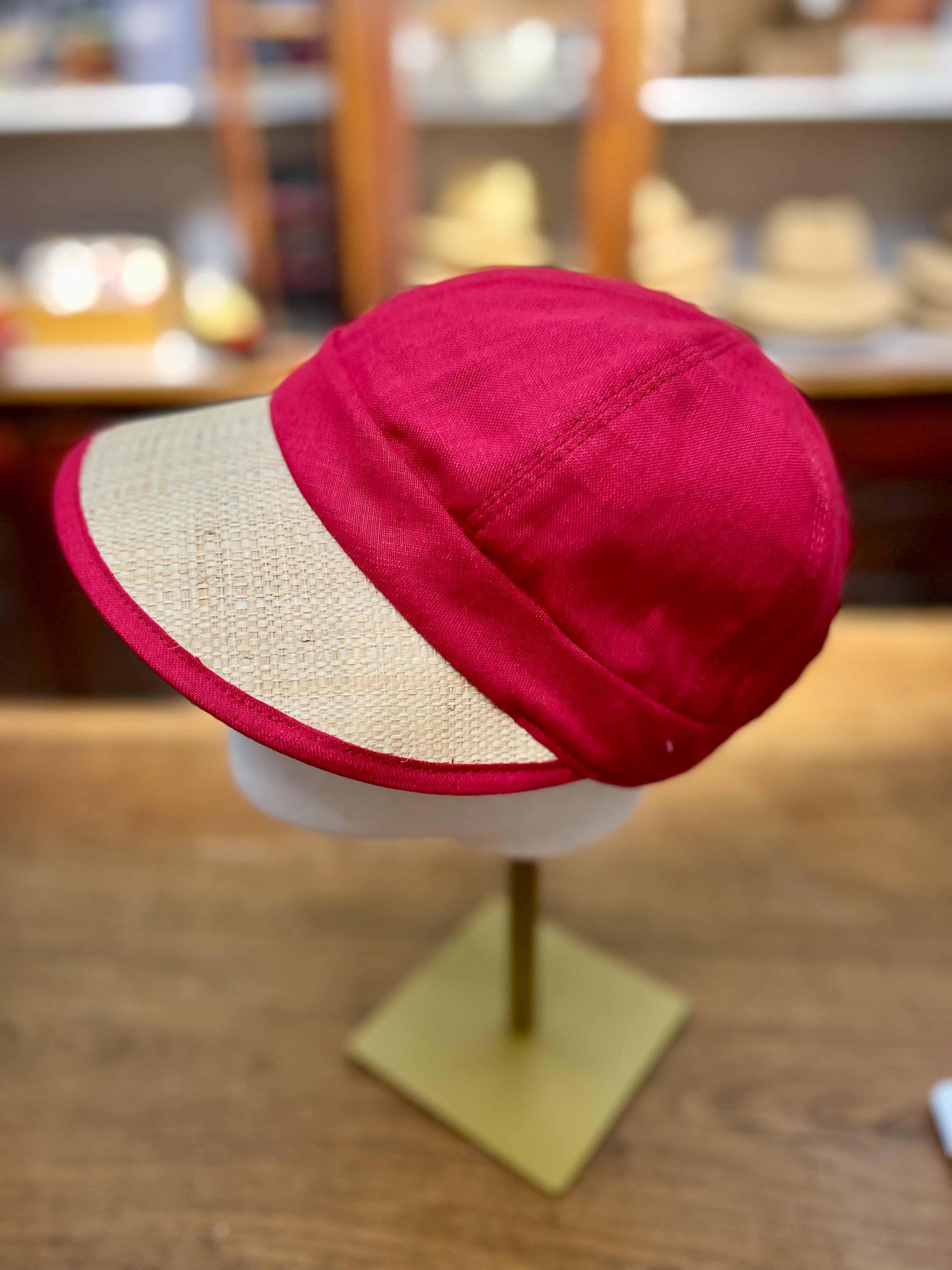 Cappello Donna Con Visiera Rosso