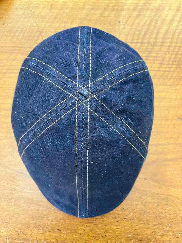 Blue Patchwork Irish Flat Cap