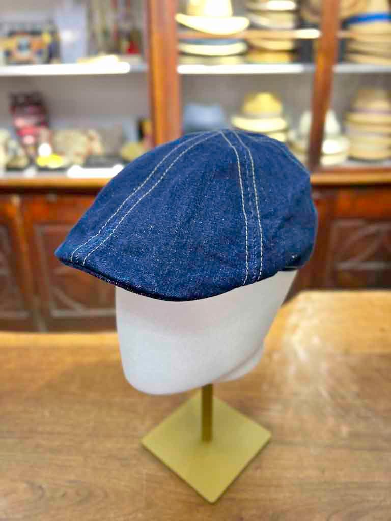 Blue Patchwork Irish Flat Cap