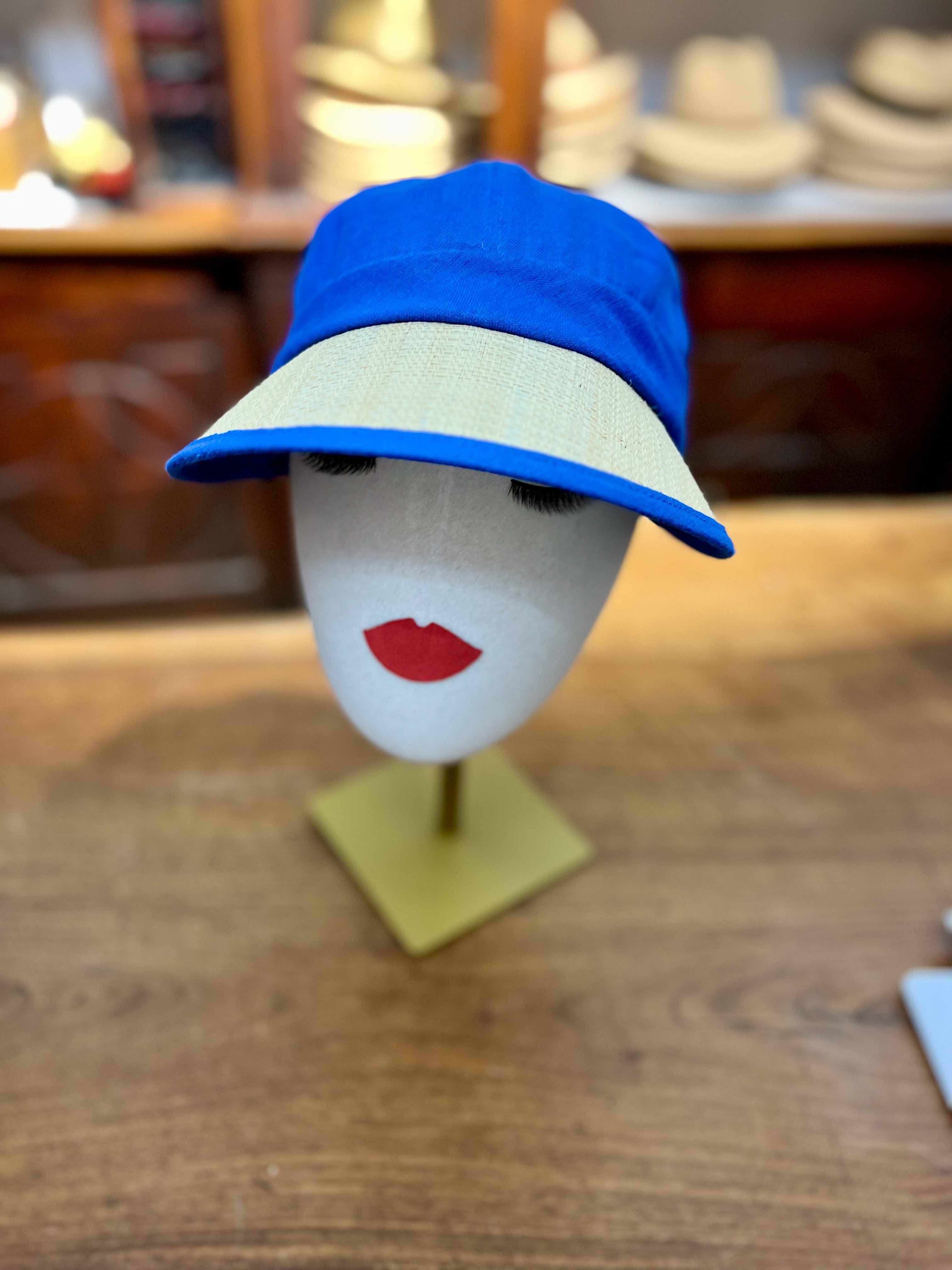 Cappello Donna Con Visiera blu elettrico