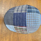 Blue Patchwork Irish Flat Cap