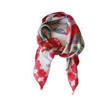 Foulard in Pura Seta 50x50 cm Alice In Scatola Vintage